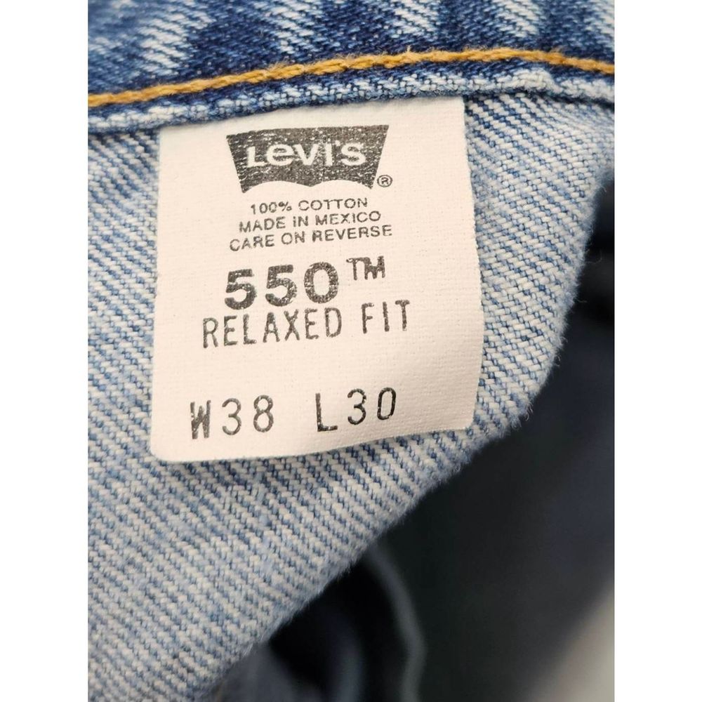 Levi's 550 Relaxed Fit Jeans Vintage 90's Men's 38x30 - Picture 5 of 8